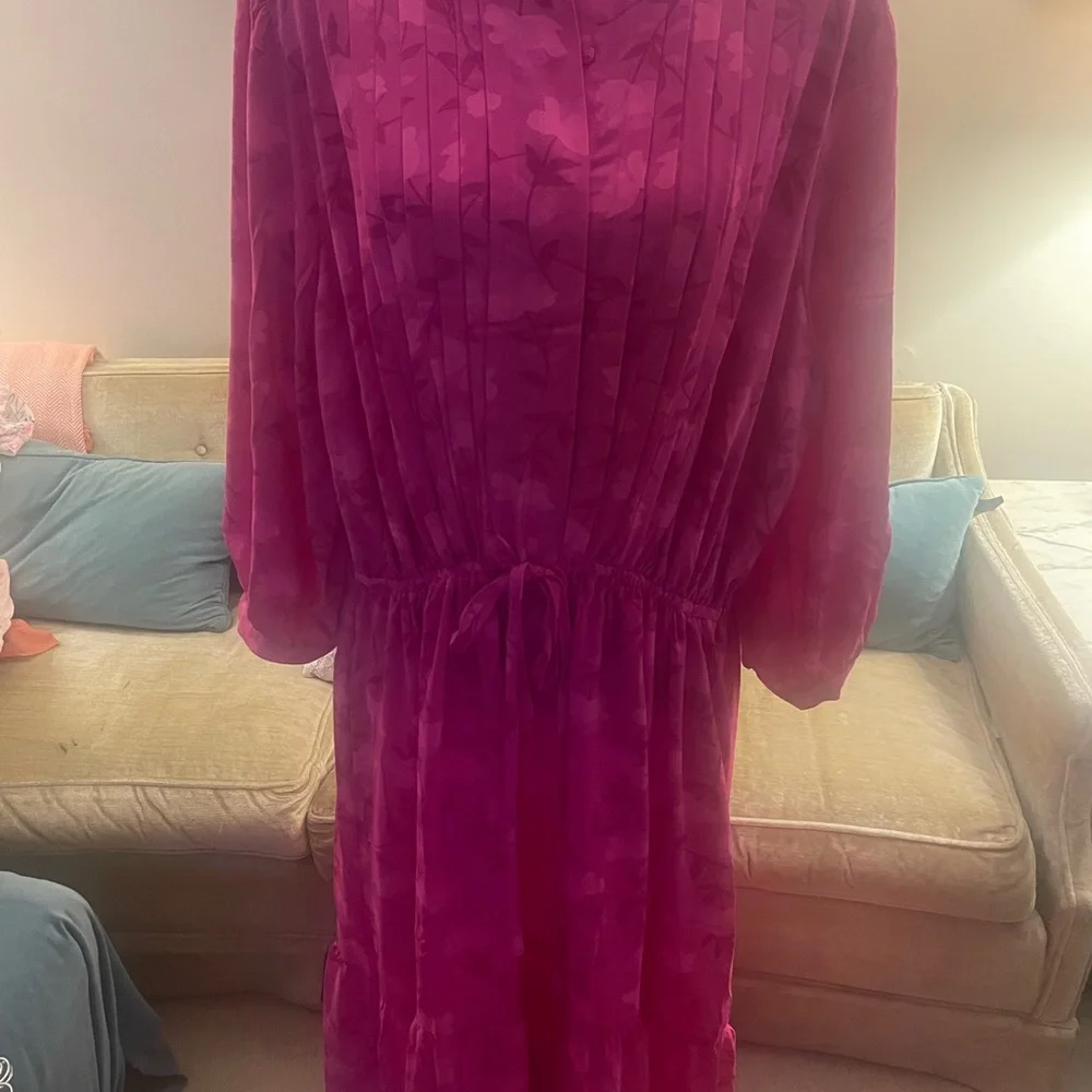 NWT Clever Floral Midi Dress 2X - Picture 9 of 9